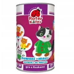POWIEDZ MIAU SZYBCIEJ OD INNYCH GRA EDUKACYJNA Z FISZKAMI 5+