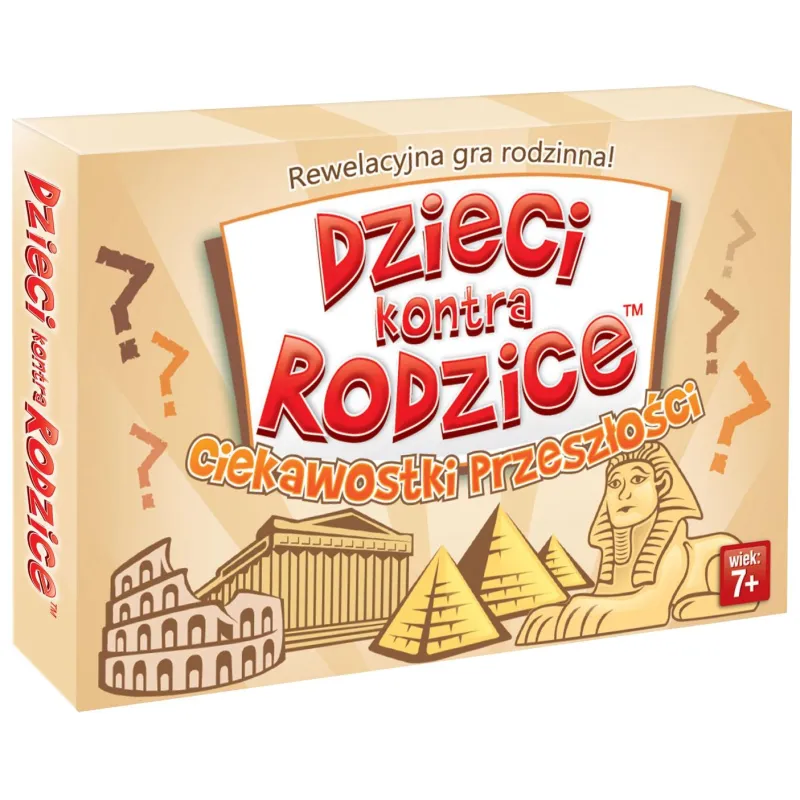 CIEKAWOSTKI PRZESZŁOŚCI. DZIECI KONTRA RODZICE. GRA RODZINNA 7+