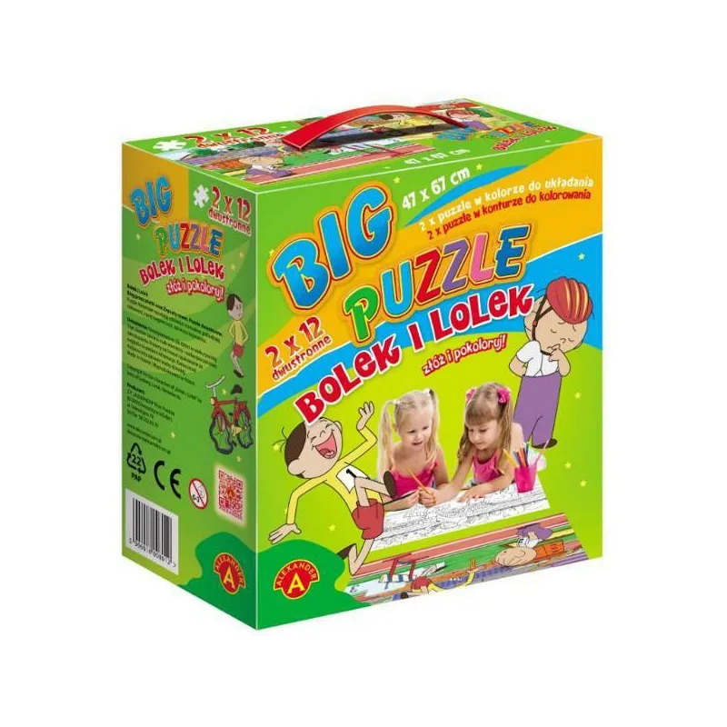 BOLEK I LOLEK PUZZLE DWUSTRONNE 24 ELEMENTY 3+