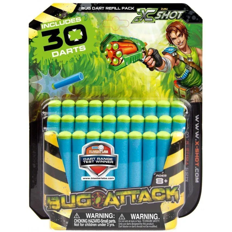 STRZAŁKI ZURU X-SHOT BUG ATTACK 30-PACK