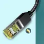 Szybki Kabel Przewód Sieciowy W Oplocie Patchcord Ethernet Rj45 Cat 7 10 Gbps 5M - Czarny Ugreen