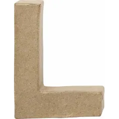 LITERA L MAŁA Z PAPIEPU 10CM
