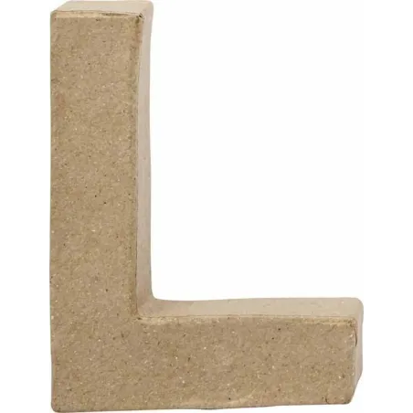 LITERA L MAŁA Z PAPIEPU 10CM