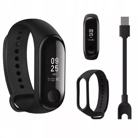 Opaska Sportowa Xiaomi Mi Band 3 Czarna Opaska Sportowa Xiaomi Mi Band 3 Czarna