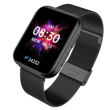 Smartwatch Garett Grc Maxx Czarny Stalowy 100 Trybów Sportowych