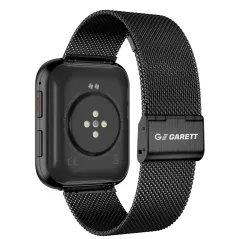 SMARTWATCH GARETT GRC MAXX CZARNY STALOWY 100 TRYBÓW SPORTOWYCH