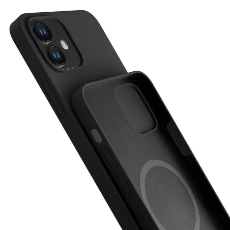 Etui Silikonowe 3Mk Silicone Case Do Apple Iphone 12 / 12 Pro – Czarne, Matowe Etui Silikonowe 3Mk Silicone Case Do Apple Iphone 12 / 12 Pro – Czarne, Matowe