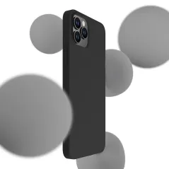 ETUI SILIKONOWE 3MK SILICONE CASE DO APPLE IPHONE 12 / 12 PRO – CZARNE, MATOWE