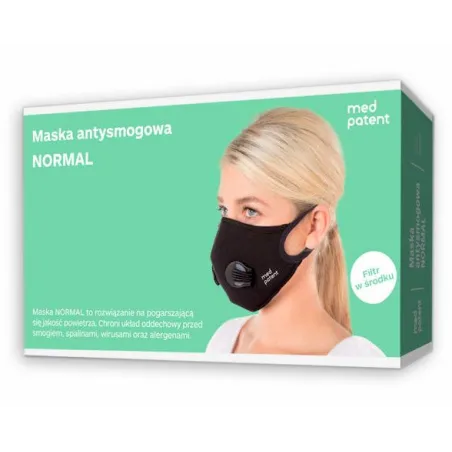 Maska Antysmogowa + Filtr N99 Rozmiar Xs/S Med Patent