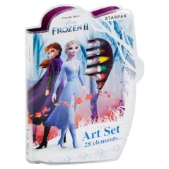 ZESTAW ARTYSTYCZNY 28 ELEMENTÓW DISNEY KRAINA LODU 3+