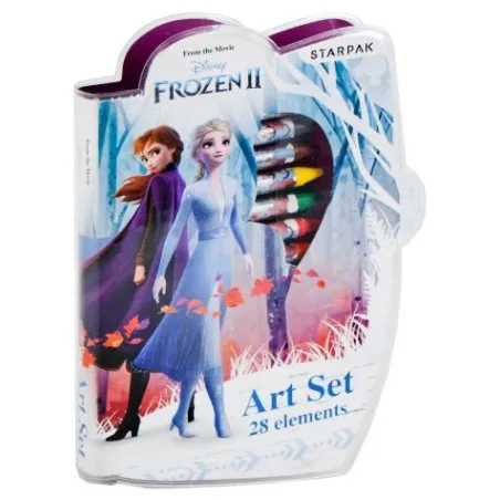 Zestaw Artystyczny 28 Elementów Disney Kraina Lodu 3+ Zestaw Artystyczny 28 Elementów Disney Kraina Lodu 3+