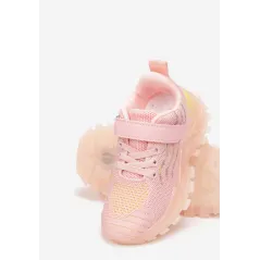 RÓŻOWE BUTY SPORTOWE Z PODESZWĄ LED ROZMIAR 23 II GATUNEK