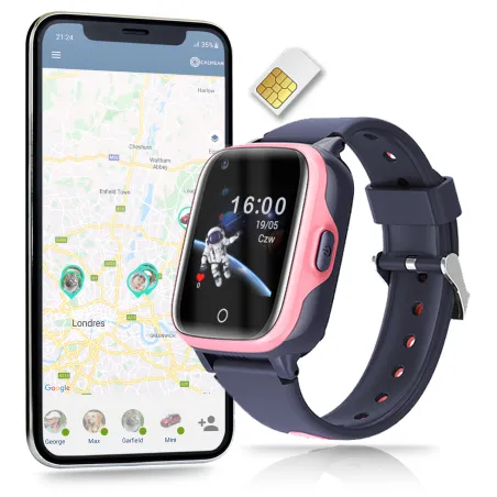 SMARTWATCH CALMEAN VIDEO 4G DLA DZIECI – RÓŻOWY, Z KARTĄ SIM, IPX7, GPS I APLIKACJAMI