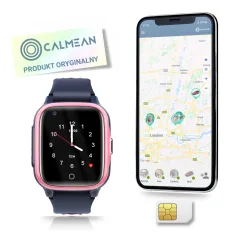 Smartwatch Calmean Video 4G Dla Dzieci – Różowy, Z Kartą Sim, Ipx7, Gps I Aplikacjami