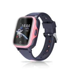 SMARTWATCH CALMEAN VIDEO 4G DLA DZIECI – RÓŻOWY, Z KARTĄ SIM, IPX7, GPS I APLIKACJAMI