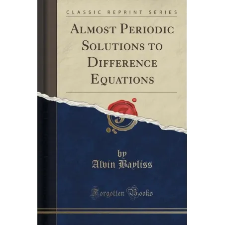 Almost Periodic Solutions To Difference Equations Almost Periodic Solutions To Difference Equations