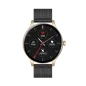 Smartwatch Garett Classy – Złoto-Czarny, Stalowy, Elegancki Zegarek Damski Z Funkcjami Zdrowotnymi I Sportowymi