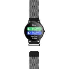 Smartwatch Forever Forevive 2 Sb-330 Czarny – Pulsometr, Krokomierz, Powiadomienia, Sportowy Zegarek