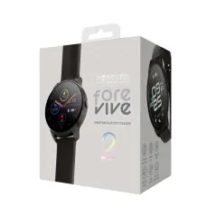 SMARTWATCH FOREVER FOREVIVE 2 SB-330 CZARNY – PULSOMETR, KROKOMIERZ, POWIADOMIENIA, SPORTOWY ZEGAREK