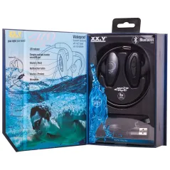 SŁUCHAWKI BEZPRZEWODOWE DO PŁYWANIA BLUETOOTH XX.Y H2O – WODOODPORNE, MIKROFON, SPORTOWE