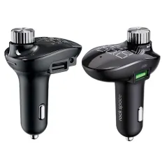ŁADOWARKA SAMOCHODOWA ROCK SPACE B302 – TRANSMITER FM, BLUETOOTH, MP3, USB