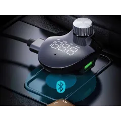 ŁADOWARKA SAMOCHODOWA ROCK SPACE B302 – TRANSMITER FM, BLUETOOTH, MP3, USB