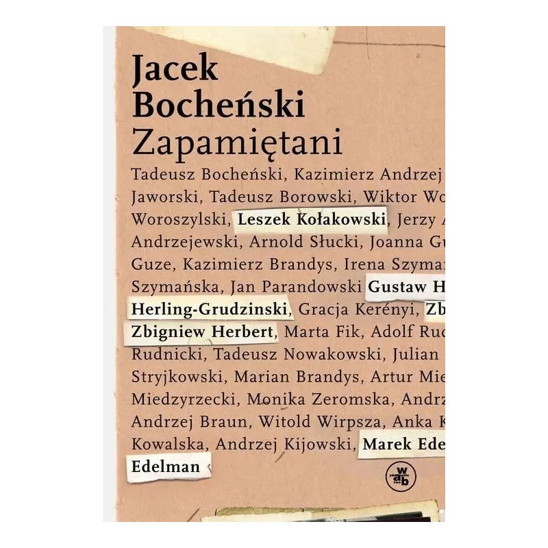 ZAPAMIĘTANI Bocheński Jacek