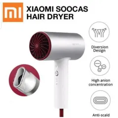 SUSZARKA DO WŁOSÓW XIAOMI SOOCAS H3S – JONIZACJA, 1800W, 3 TRYBY, METALICZNA