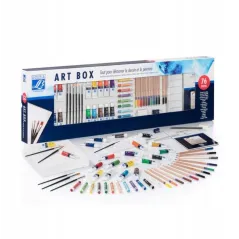 ZESTAW ARTYSTYCZNY 76 ELEMENTÓW ART BOX