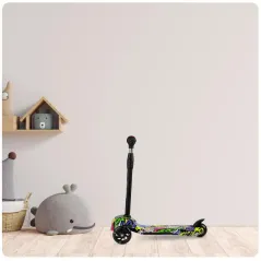 HULAJNOGA TRÓJKOŁOWA BALANSOWA DLA DZIECI RICOKIDS PIKO – LED, REGULOWANA KIEROWNICA, ŚWIECĄCE KOŁA 3+