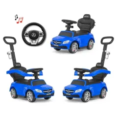 JEŹDZIK PCHACZ MERCEDES-AMG C63 COUPE S DLA DZIECI – 25 KG KLAKSON, SCHOWEK, MILLY MALLY 12-36M
