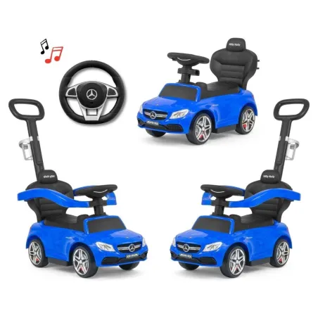 JEŹDZIK PCHACZ MERCEDES-AMG C63 COUPE S DLA DZIECI – 25 KG KLAKSON, SCHOWEK, MILLY MALLY 12-36M