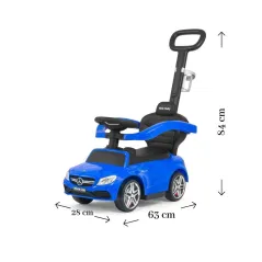 Jeździk Pchacz Mercedes-Amg C63 Coupe S Dla Dzieci – 25 Kg Klakson, Schowek, Milly Mally 12-36M