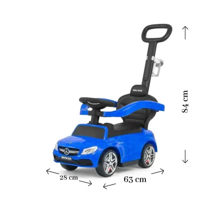 Jeździk Pchacz Mercedes-Amg C63 Coupe S Dla Dzieci – 25 Kg Klakson, Schowek, Milly Mally 12-36M