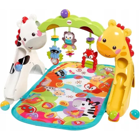 Edukacyjna Mata Gimnastyczna 3W1 Fisher-Price Newborn – Światła, Dźwięki, Zabawki 0+