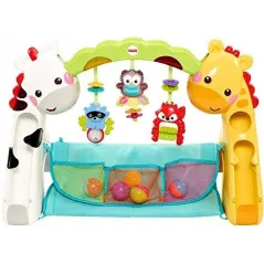 EDUKACYJNA MATA GIMNASTYCZNA 3W1 FISHER-PRICE NEWBORN – ŚWIATŁA, DŹWIĘKI, ZABAWKI 0+