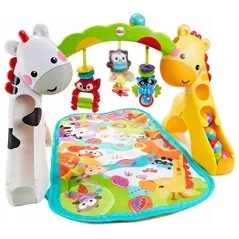 EDUKACYJNA MATA GIMNASTYCZNA 3W1 FISHER-PRICE NEWBORN – ŚWIATŁA, DŹWIĘKI, ZABAWKI 0+