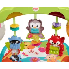 EDUKACYJNA MATA GIMNASTYCZNA 3W1 FISHER-PRICE NEWBORN – ŚWIATŁA, DŹWIĘKI, ZABAWKI 0+
