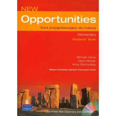 NEW OPPORTUNITIES ELEMENTARY. PODRĘCZNIK LO. JĘZYK ANGIELSKI   Anna Sikorzyńska