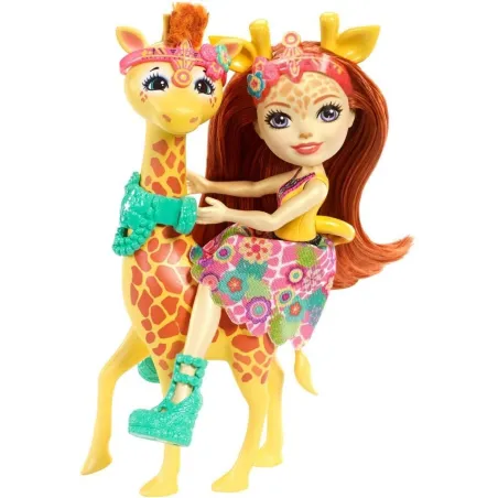 LALKA GILLIANA + ZWIERZĄTKO ŻYRAFA ENCHANTIMALS MATTEL 4+