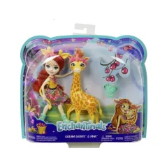 Lalka Gilliana + Zwierzątko Żyrafa Enchantimals Mattel 4+