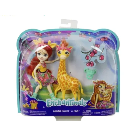 Lalka Gilliana + Zwierzątko Żyrafa Enchantimals Mattel 4+