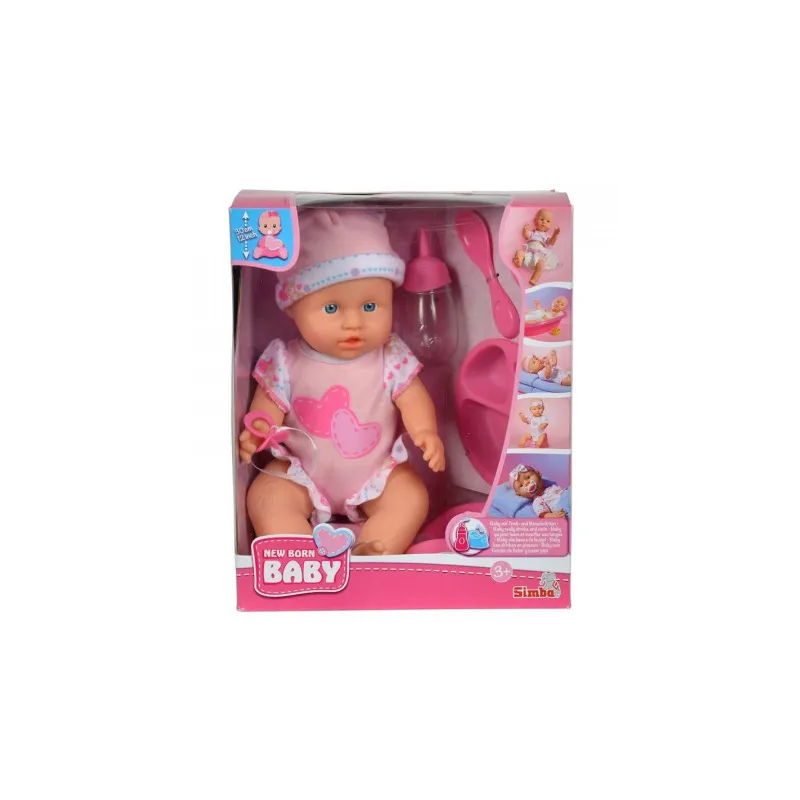 LALKA NEW BORN BABY CARE BOBAS NA NOCNIKU SIMBA 3+