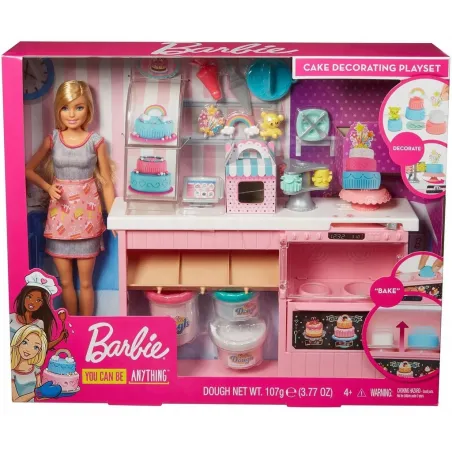 LALKA BARBIE PRACOWNIA WYPIEKÓW 3+