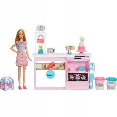 Lalka Barbie Pracownia Wypieków 3+