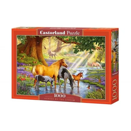 KONIE NAD STRUMYKIEM PUZZLE 1000 ELEMENTÓW CASTORLAND 10+