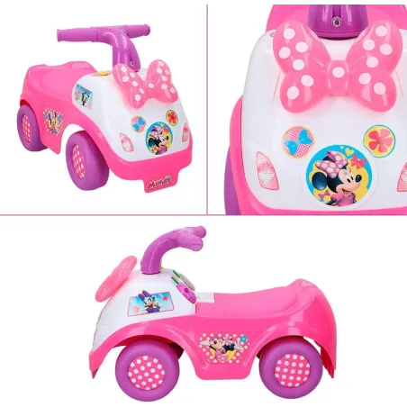 Jeździk Interaktywny Myszka Minnie Mouse – Dźwięki, Światełka I Melodyjki Disney, Kiddieland 12M+