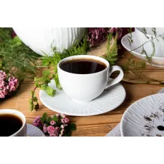 ZESTAW KAWOWY MARIAPAULA NATURA ZŁOTA LINIA – PORCELANA DLA 6 OSÓB (12 ELEMENTÓW) II GATUNEK