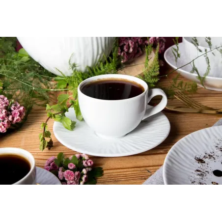 ZESTAW KAWOWY MARIAPAULA NATURA ZŁOTA LINIA – PORCELANA DLA 6 OSÓB (12 ELEMENTÓW) II GATUNEK