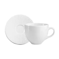 ZESTAW KAWOWY MARIAPAULA NATURA ZŁOTA LINIA – PORCELANA DLA 6 OSÓB (12 ELEMENTÓW) II GATUNEK